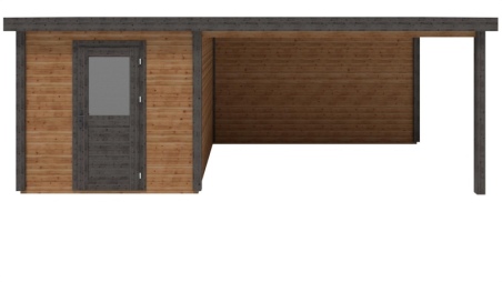 Gartenhaus, Gerätehaus Rava 2.59x3.09m - 20.27m2 - 28mm - Imprägniert