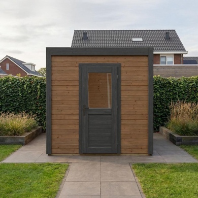 Gartenhaus, Gerätehaus Nexa 2.59x2.59m - 6.71m2 - 28mm - Imprägniert