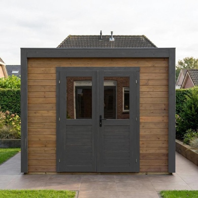 Gartenhaus, Gerätehaus Sora 3.09x3.09m - 9.55m2 - 28mm - Imprägniert