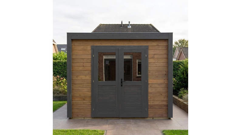 Gartenhaus, Gerätehaus Sora 3.09x3.09m - 9.55m2 - 28mm - Imprägniert