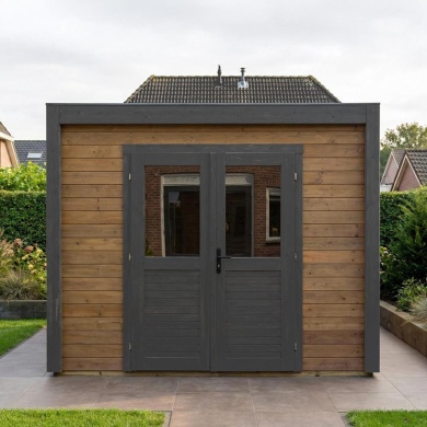 Gartenhaus, Gerätehaus Sora 3.09x4.09m - 12.64m2 - 28mm - Imprägniert