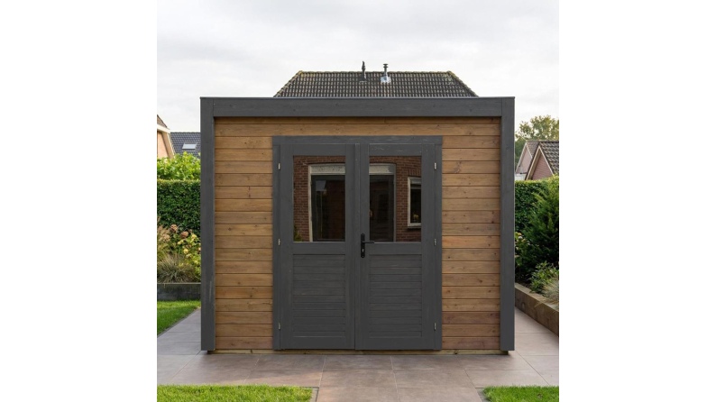 Gartenhaus, Gerätehaus Sora 3.09x4.09m - 12.64m2 - 28mm - Imprägniert