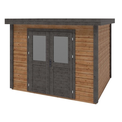 Gartenhaus, Gerätehaus Aura 3.09x2.59m - 8m2 - 28mm - Imprägniert