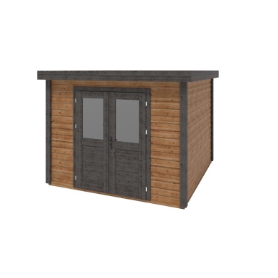 Gartenhaus, Gerätehaus Aura 3.09x3.09m - 9.55m2 - 28mm - Imprägniert