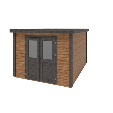 Gartenhaus, Gerätehaus Aura 3.09x4.09m - 12.64m2 - 28mm - Imprägniert