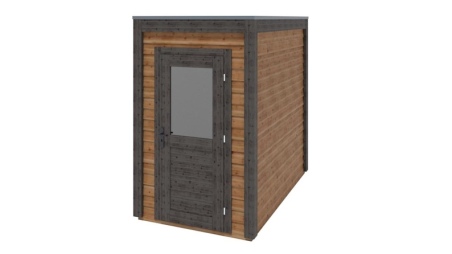 Gartenhaus, Gerätehaus Veya 1.59x2.59m - 4.12m2 - 28mm - Imprägniert