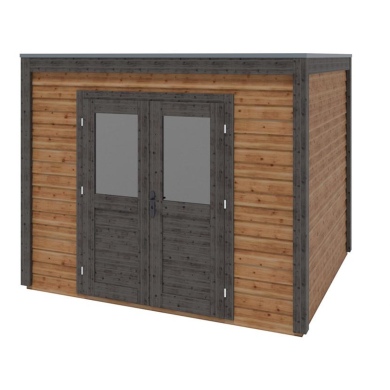 Gartenhaus, Gerätehaus Sora 3.09x2.59m - 8m2 - 28mm - Imprägniert