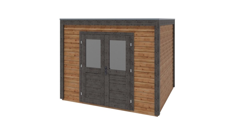 Gartenhaus, Gerätehaus Sora 3.09x2.59m - 8m2 - 28mm - Imprägniert