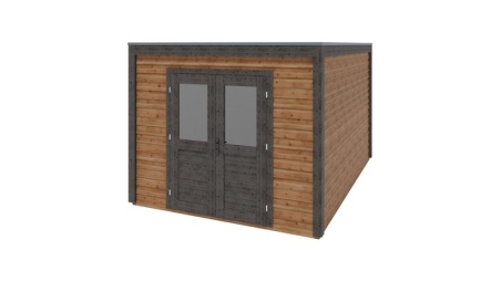 Gartenhaus, Gerätehaus Sora 3.09x4.09m - 12.64m2 - 28mm - Imprägniert