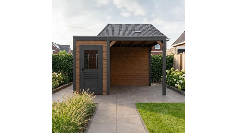 Gartenhaus, Gerätehaus Veya 4.06x2.59m - 10.52m2 - 28mm - Imprägniert
