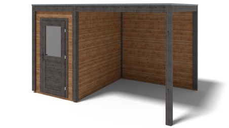 Gartenhaus, Gerätehaus Veya 4.06x2.59m - 10.52m2 - 28mm - Imprägniert