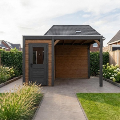 Gartenhaus, Gerätehaus Veya 4.56x2.59m - 11.81m2 - 28mm - Imprägniert