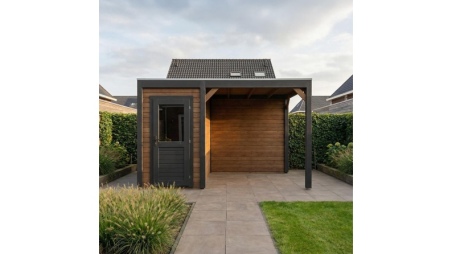 Gartenhaus, Gerätehaus Veya 4.06x3.09m - 12.55m2 - 28mm - Imprägniert