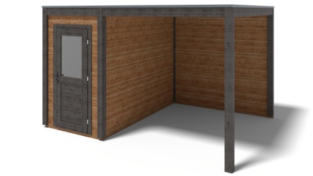 Gartenhaus, Gerätehaus Veya 4.06x3.09m - 12.55m2 - 28mm - Imprägniert