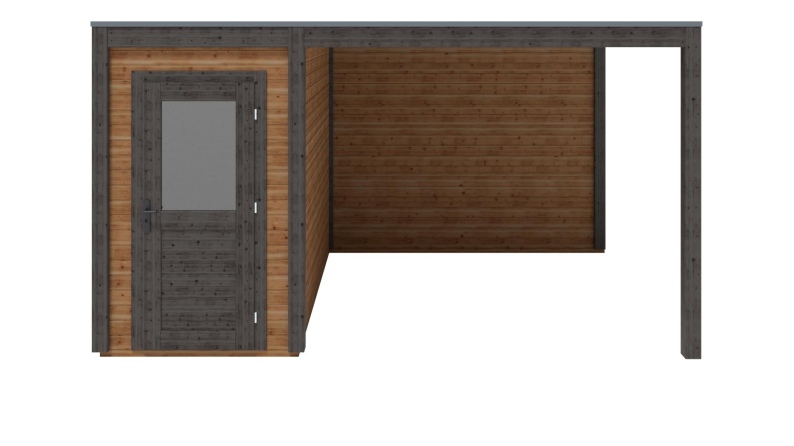 Gartenhaus, Gerätehaus Veya 4.56x3.09m - 14.09m2 - 28mm - Imprägniert