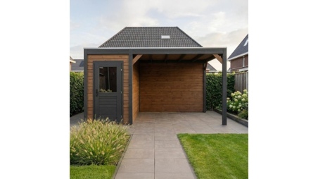 Gartenhaus, Gerätehaus Veya 5.56x3.09m - 17.18m2 - 28mm - Imprägniert