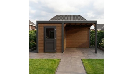 Gartenhaus, Gerätehaus Luma 4.56x2.59m - 11.81m2 - 28mm - Imprägniert