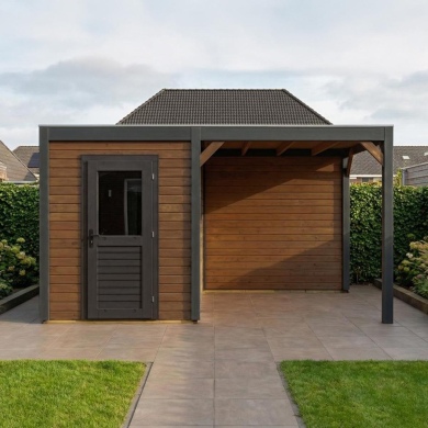 Gartenhaus, Gerätehaus Luma 5.06x2.59m - 13.11m2 - 28mm - Imprägniert