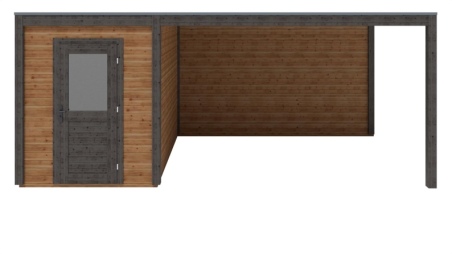 Gartenhaus, Gerätehaus Luma 6.06x3.09m - 18.73m2 - 28mm - Imprägniert