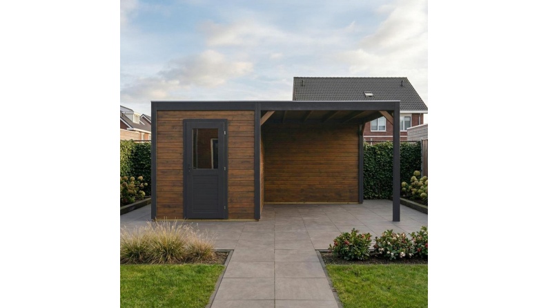 Gartenhaus, Gerätehaus Nexa 5.06x2.59m - 13.11m2 - 28mm - Imprägniert