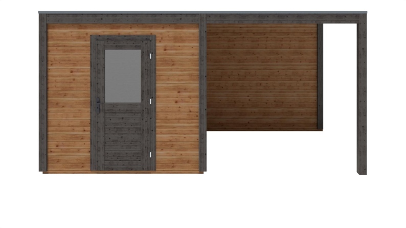 Gartenhaus, Gerätehaus Nexa 5.06x2.59m - 13.11m2 - 28mm - Imprägniert