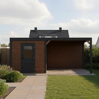 Gartenhaus, Gerätehaus Nexa 5.56x2.59m - 14.4m2 - 28mm - Imprägniert