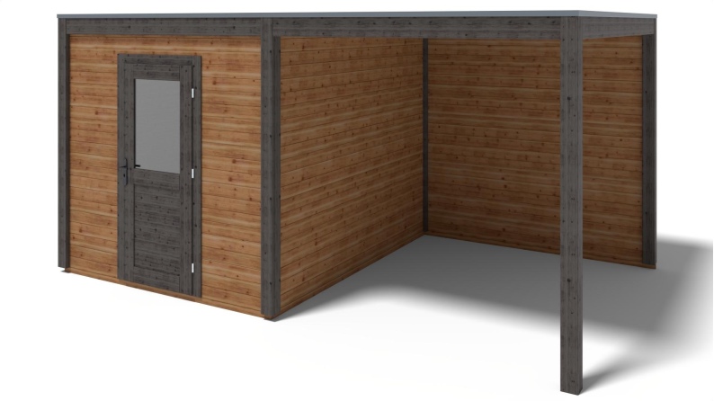 Gartenhaus, Gerätehaus Nexa 5.06x3.09m - 15.64m2 - 28mm - Imprägniert