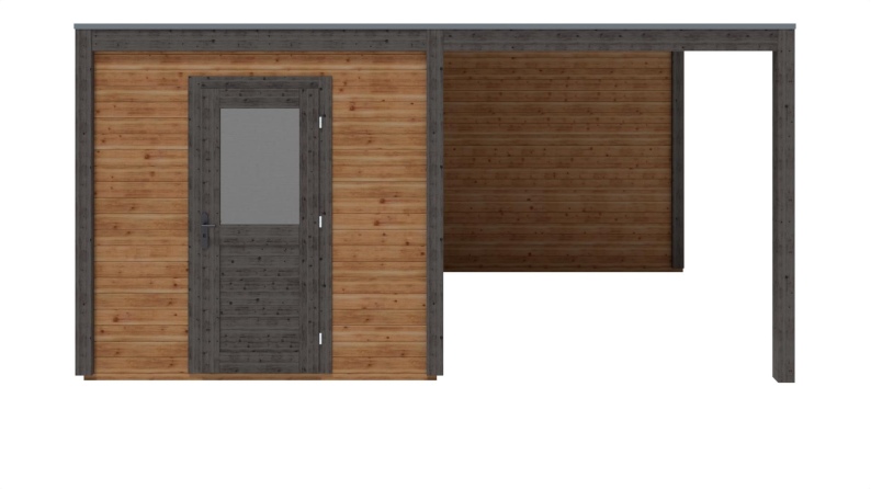 Gartenhaus, Gerätehaus Nexa 5.06x3.09m - 15.64m2 - 28mm - Imprägniert