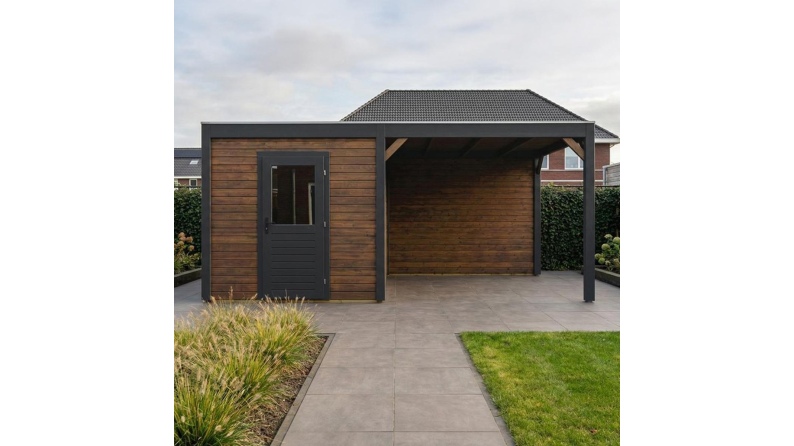 Gartenhaus, Gerätehaus Nexa 5.56x3.09m - 17.18m2 - 28mm - Imprägniert