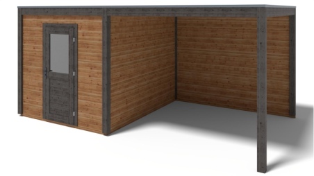 Gartenhaus, Gerätehaus Nexa 5.56x3.09m - 17.18m2 - 28mm - Imprägniert