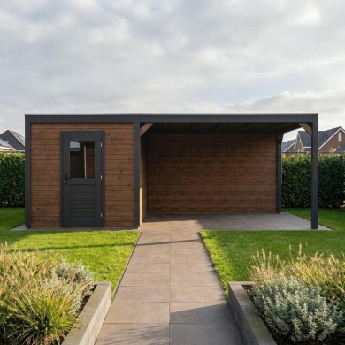 Gartenhaus, Gerätehaus Nexa 6.56x3.09m - 20.27m2 - 28mm - Imprägniert