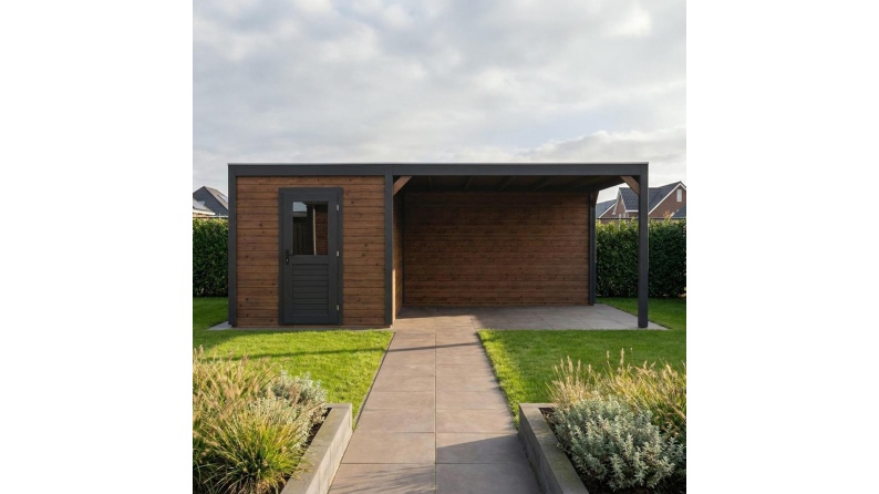 Gartenhaus, Gerätehaus Nexa 6.56x3.09m - 20.27m2 - 28mm - Imprägniert