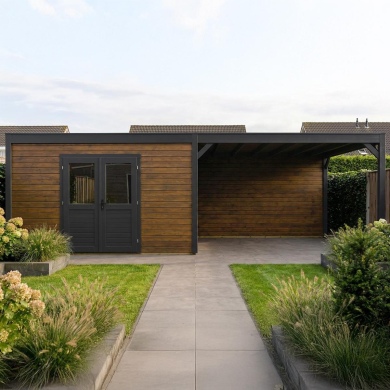 Gartenhaus, Gerätehaus Nova 8.06x3.09m - 24.91m2 - 28mm - Imprägniert