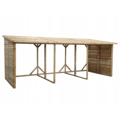 Holzschuppen 20m3 - 5.2x2m - H.2.06m - Imprägniert 