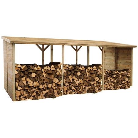 Holzschuppen 20m3 - 5.2x2m - H.2.06m - Imprägniert 