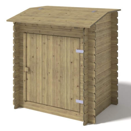 Gartenpoolschrank für Zubehör 1.2x0.89 m H.1.26 m - Imprägniert 