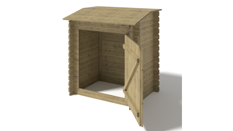 Gartenpoolschrank für Zubehör 1.2x0.89 m H.1.26 m - Imprägniert 