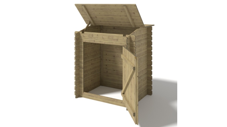 Gartenpoolschrank für Zubehör 1.2x0.89 m H.1.26 m - Imprägniert 